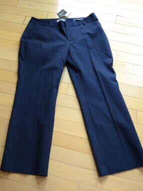 Eddie Bauer Curvy Fit Pants Size 18P women Navy